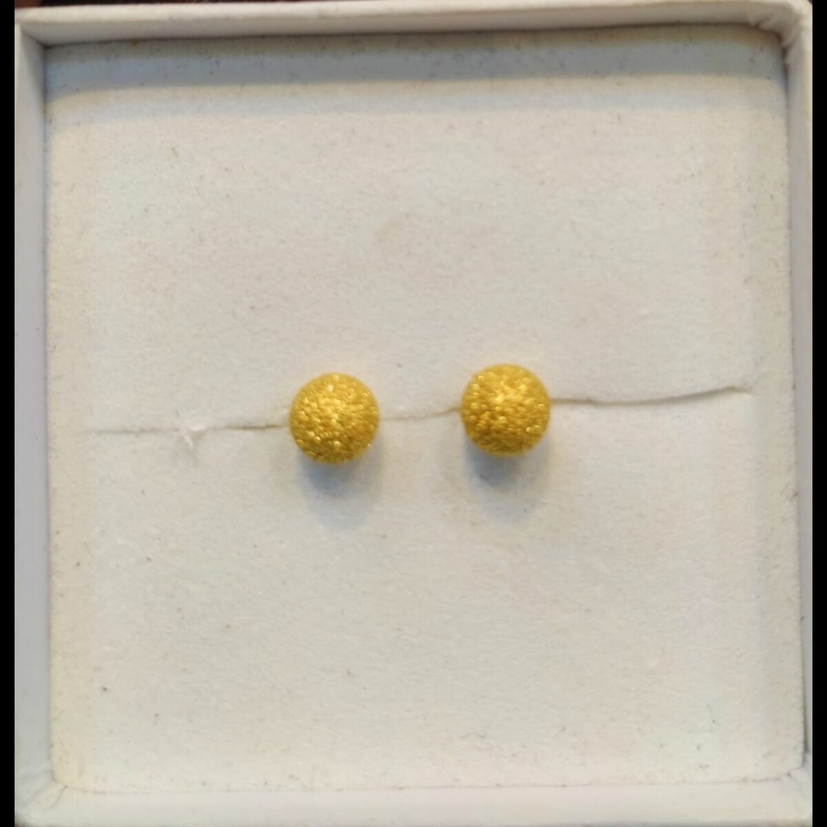 22K Simple Ball Gold Top Earrings – Gold Stud Earrings Goynar Khoni