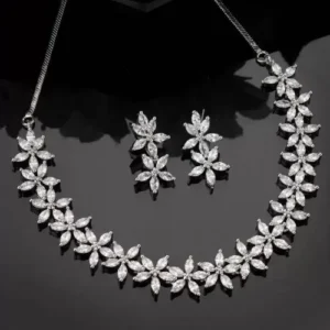 Stylish Diamond Cut Necklace for Daily Wear-A110000