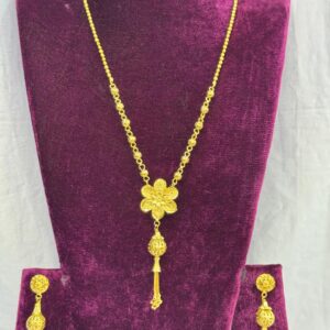 Elegant Gold Plated Necklace Set – 100% Color Guaranteed