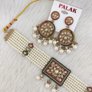 Handmade Jewelry Simple Set with Minimal Mirror Work
