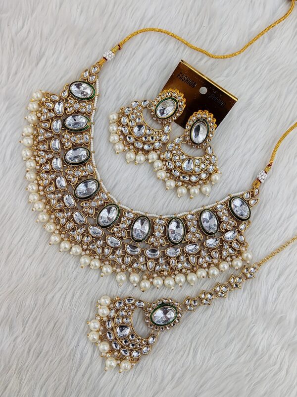 Traditional Kundan & Mirror Work Necklace Set