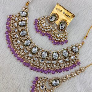 Traditional Kundan & Mirror Work Necklace Set