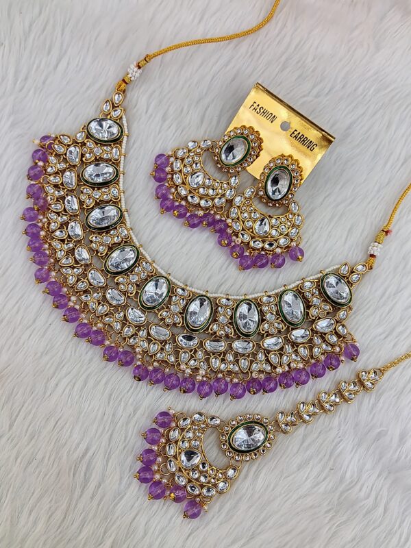 Traditional Kundan & Mirror Work Necklace Set