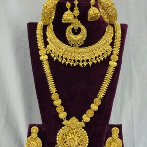 7-Year Colour guaranteed Dubai Gold Bridal Combo Set