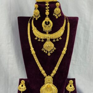 7-Year Colour Protected Dubai Gold Bridal Combo Set