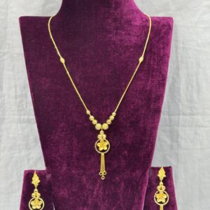 Elegant Chain & Earring Set – 100% Color Warranty