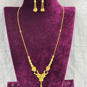 Elegant Chain & Earring Set – 100% Color Warranty