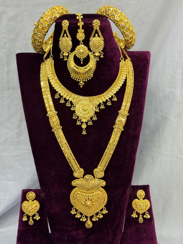 7-Year Colour Guarantee Dubai Gold Forming Full Bridal Jewellery Set
