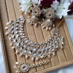 Unique Jaipuri Simple Choker with Mirror for Women