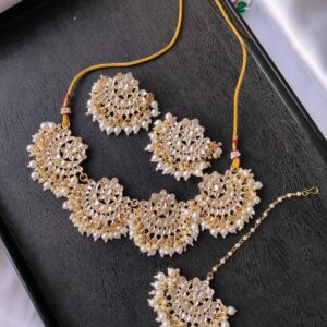 Unique Jaipuri Simple Choker with Mirror for Women