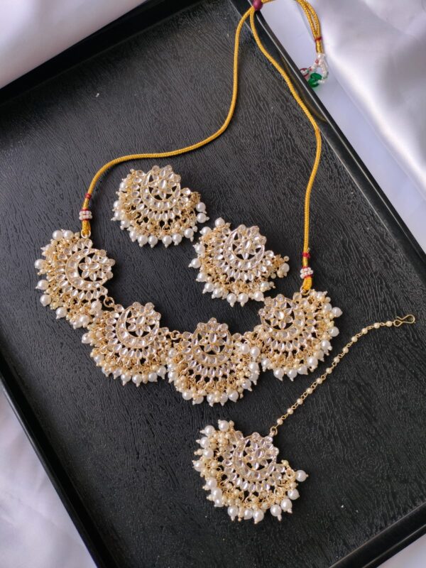 Unique Jaipuri Simple Choker with Mirror for Women