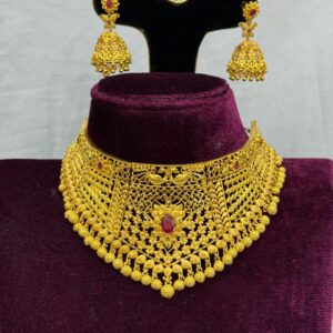 Real Gold Plated Forming Choker Set