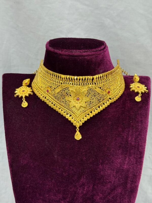 Stylish Forming Choker set with Earrings