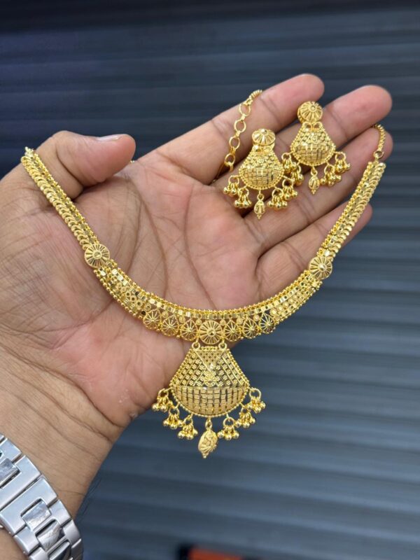 Luxury Forming Gold Plated Jewelry Set for Women-A3600 - Image 2