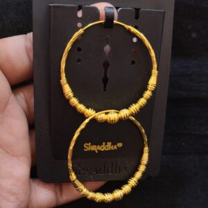 Casual Wear Gold Earrings – Simple & Elegant