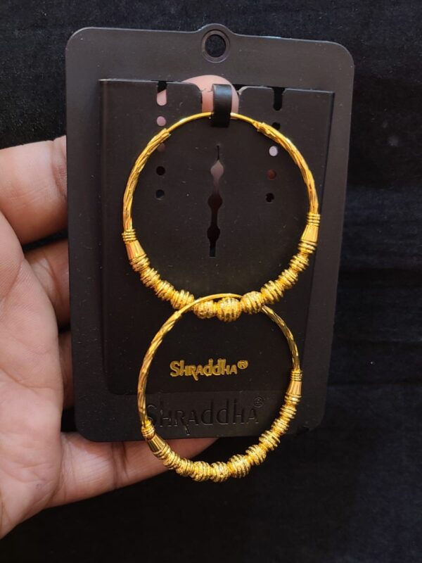 Casual Wear Gold Earrings – Simple & Elegant