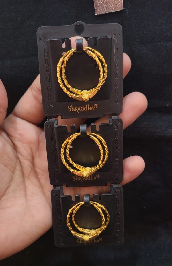 Cute Gold Plated Earrings – Perfect for Little Ones.