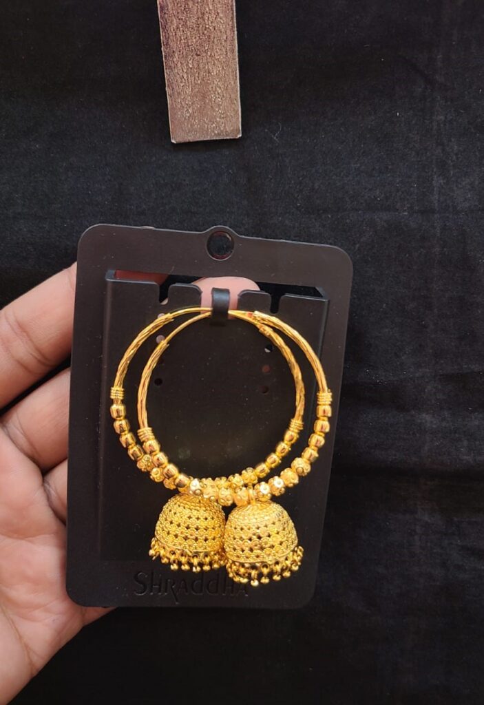 Traditional Gold Plated Jumka