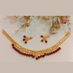 Trendy Gold Plated Stone Jewelry Set – Full Combo