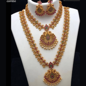 Kundan Full Bridal Combo Set-8000A