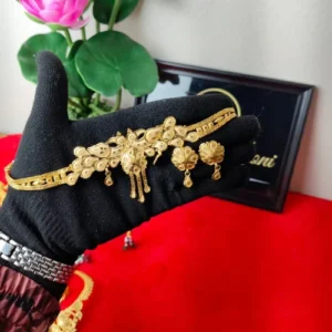 100% Color Guarantee Gold Plated Full Combo Choker Set