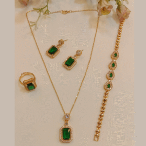 100% Color Guarantee Gold Plated Elegant Choker Set