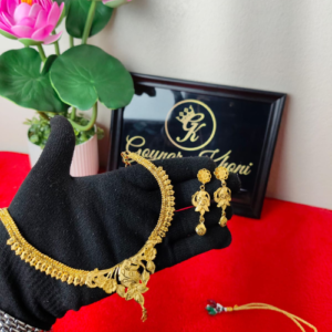 100% Color Guarantee Gold Plated Full Combo Necklace Set