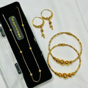 Sradha Brand Signature Gold Plated Combo Set