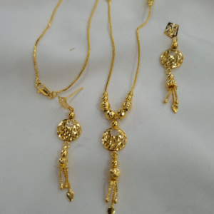 Premium Gold Plated Pendant Set – 100% Color gauranted-A51000