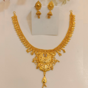 100% Color Guarantee Gold Plated Necklace Set